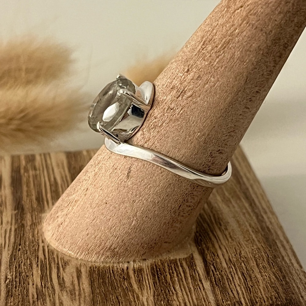 925 Solid Sterling Silver Green Amethyst Gemstone… - image 3